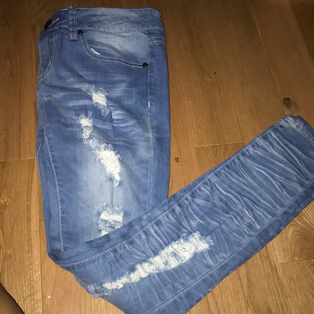 cute tipped jeans